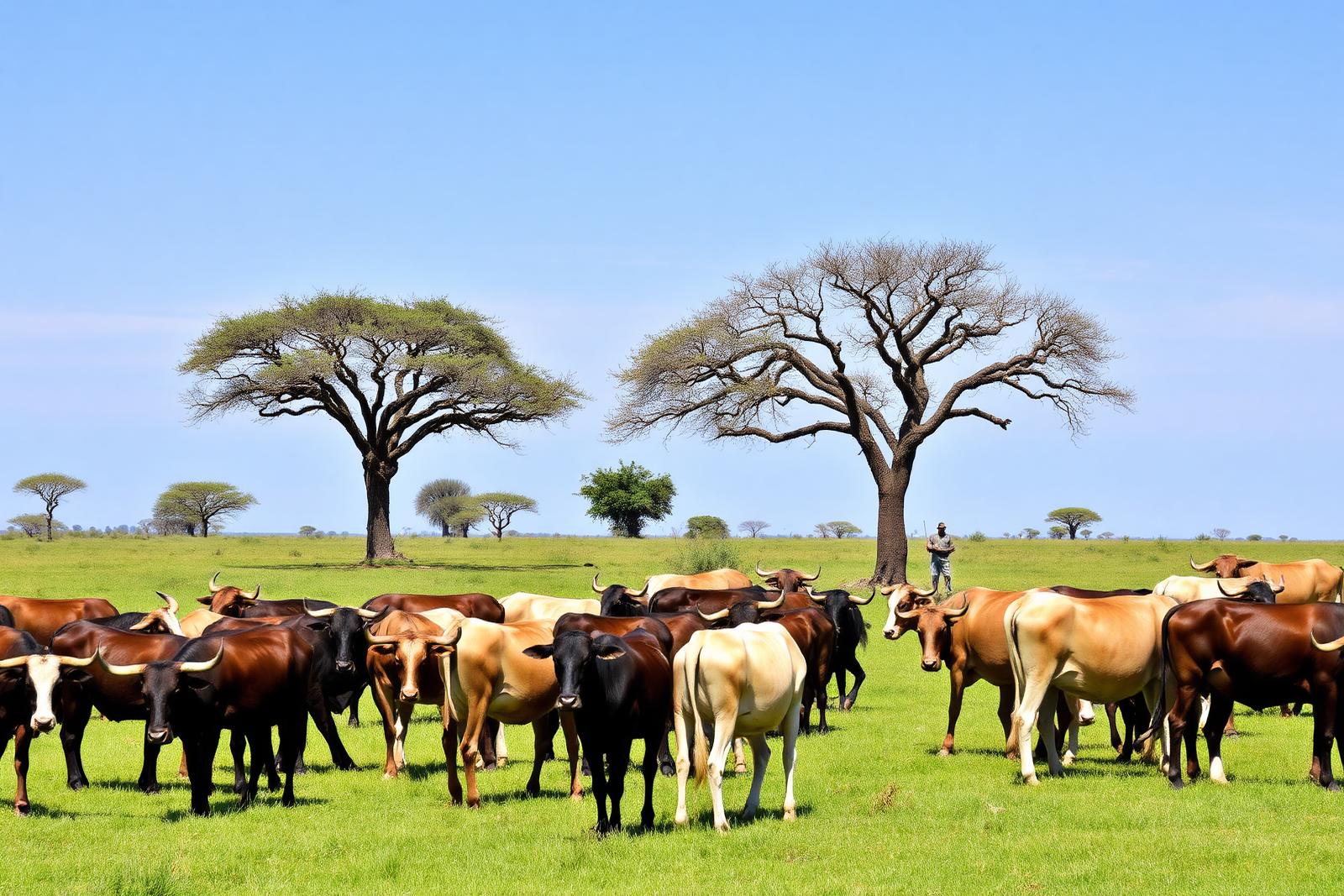 Ranch d'élevage bovin de 500 têtes